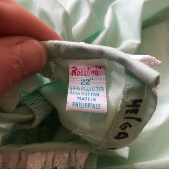 Vintage Rosalina Smocked Dress Size 22” - Picture 8 of 11